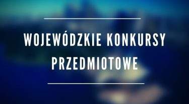 Wojewódzki konkurs języka polskiego