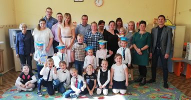 Pasowanie na przedszkolaka w Nowej Wsi i Mirosławiu